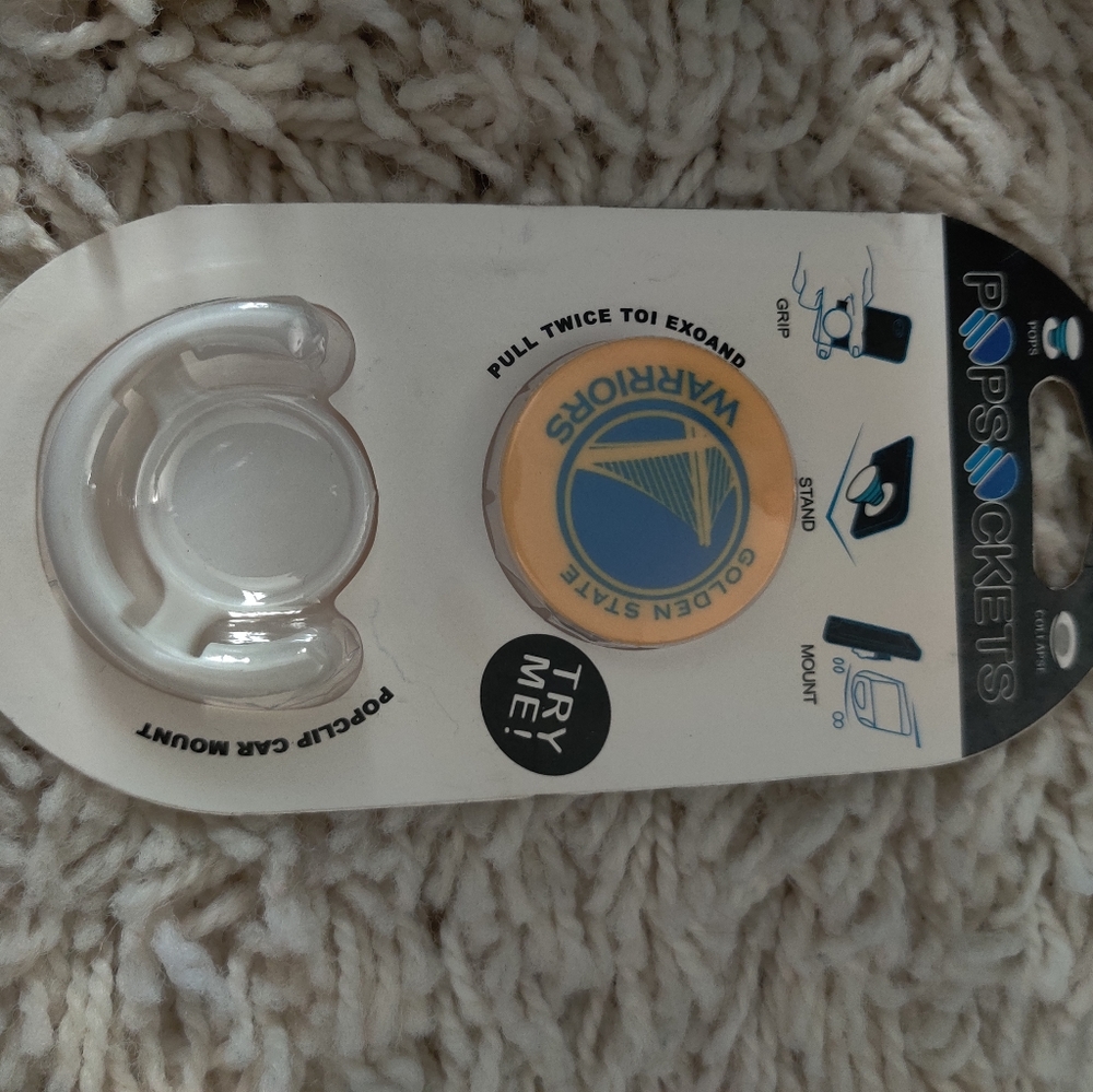 Golden state Warriors pop socket